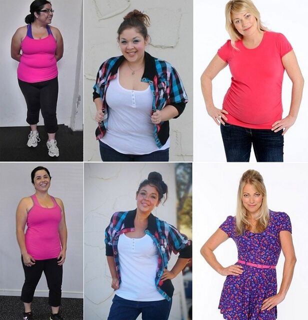 fotos antes e despois de perder peso coa dieta Maggi