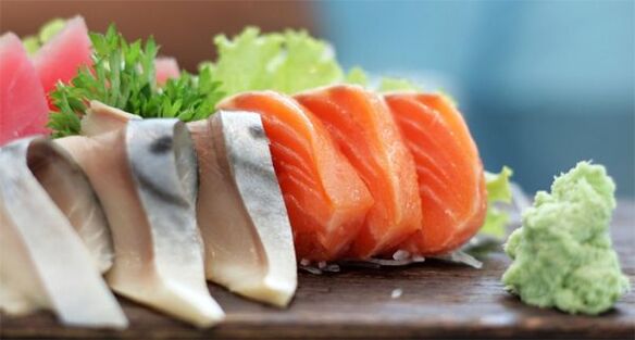 Na dieta xaponesa, pódese comer peixe, pero sen sal
