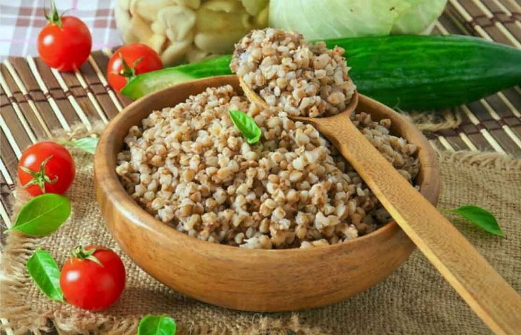 Porridge de trigo mouro