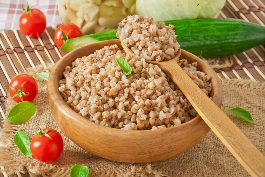 Porridge de trigo mouro